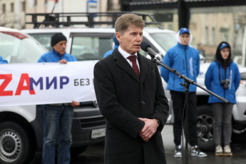 В Приморье дали старт автопробегу «Zа мир без нацизма!»