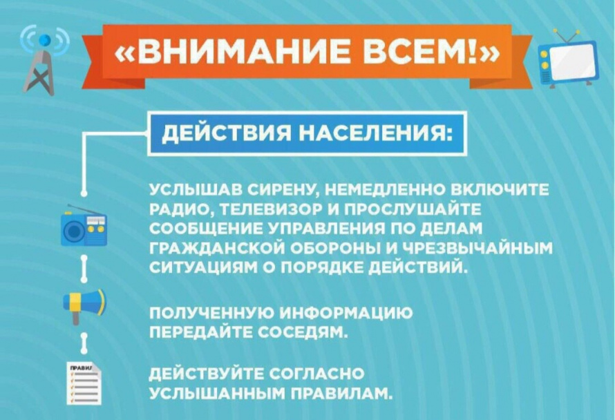 Памятки по гражданской обороне. "Внимание всем!" действия населения