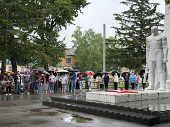 В сёлах Анучинского округа прошли памятные мероприятия, посвящённые Дню памяти и скорби