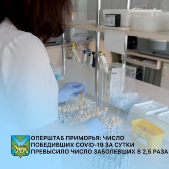 За прошедшие сутки 138 жителей Приморья выздоровели от коронавируса. Всего выздоровели с начала эпидемии 3 273 пациента – 67,5% всех заболевших.
