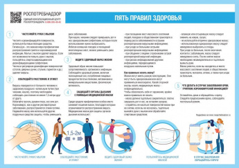 "ПЯТЬ ПРАВИЛ ЗДОРОВЬЯ":