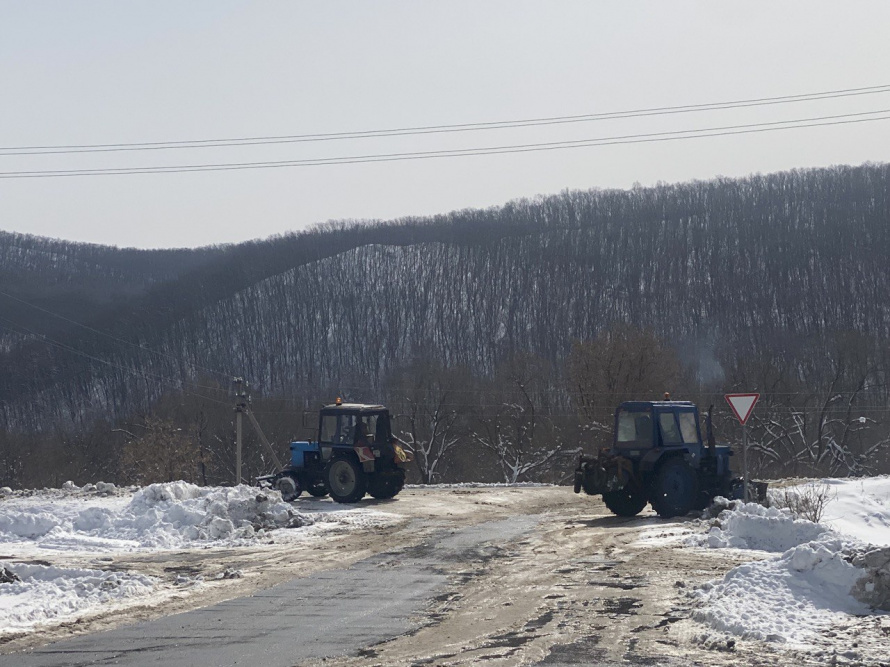 Последствия снегопада в Приморье практически устранены