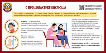 РОСПОТРЕБНАДЗОР : о профилактике коклюша
