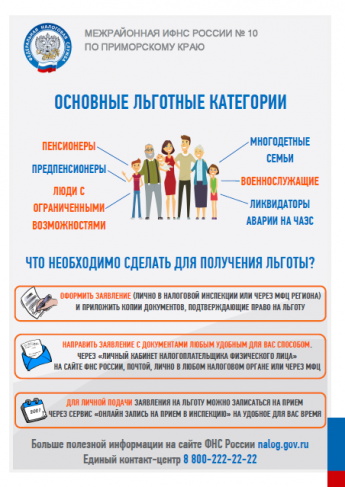 Межрайонная ИФНС России № 10 по Приморскому краю информирует