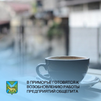 Подготовку к возобновлению работы предприятий общепита начали в Приморье по поручению губернатора Олега Кожемяко