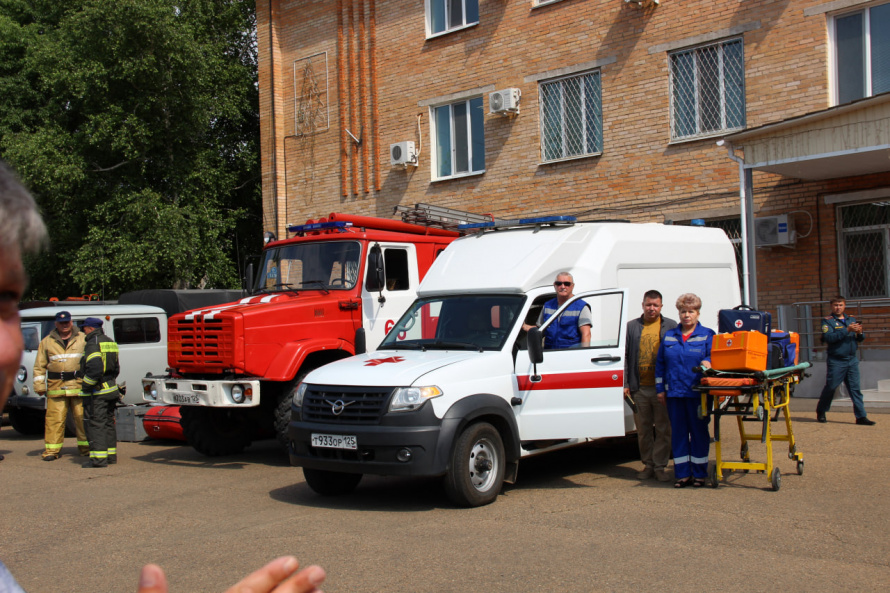 Учения по гражданской обороне прошли в Анучинском округе