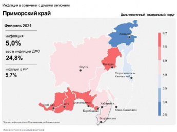 Информационно-аналитический комментарий об инфляции в Приморском крае в феврале 2021 года 