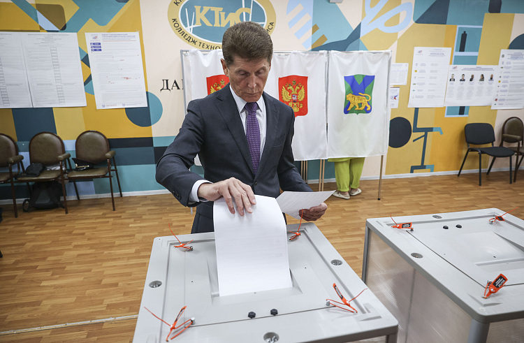 Губернатор Приморья сделал свой выбор и призвал приморцев принять участие в государственном мероприятии