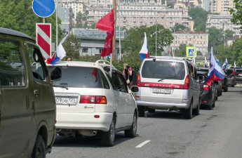 «Сила в единстве»: фуру с гуманитарной помощью доставят из Владивостока в Курск участники автопробега