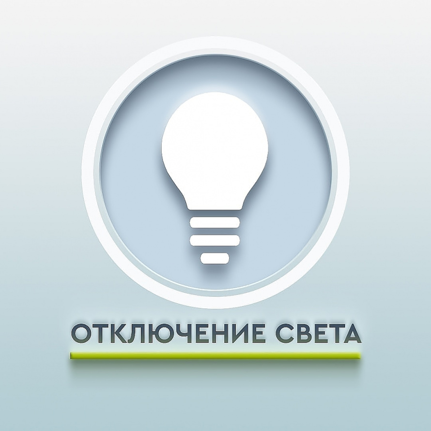 Отключение света.