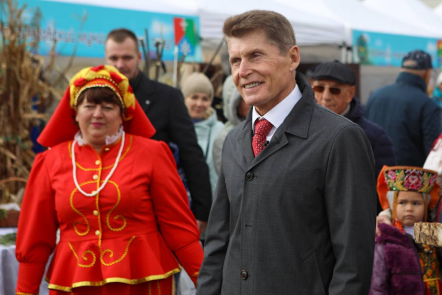Олег Кожемяко поздравил приморцев с Днем края